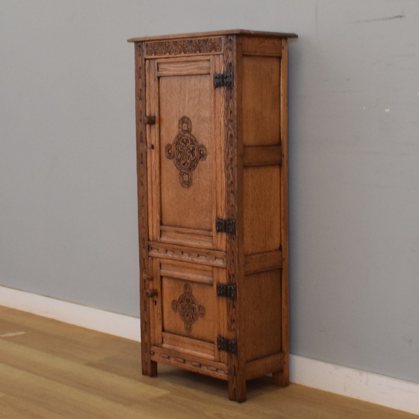 Carved Oak Cabinet