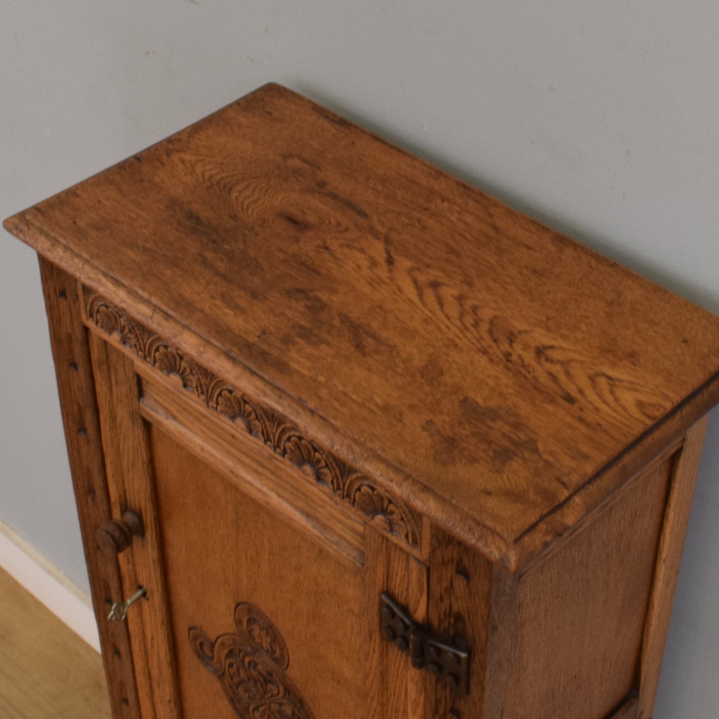 Carved Oak Cabinet