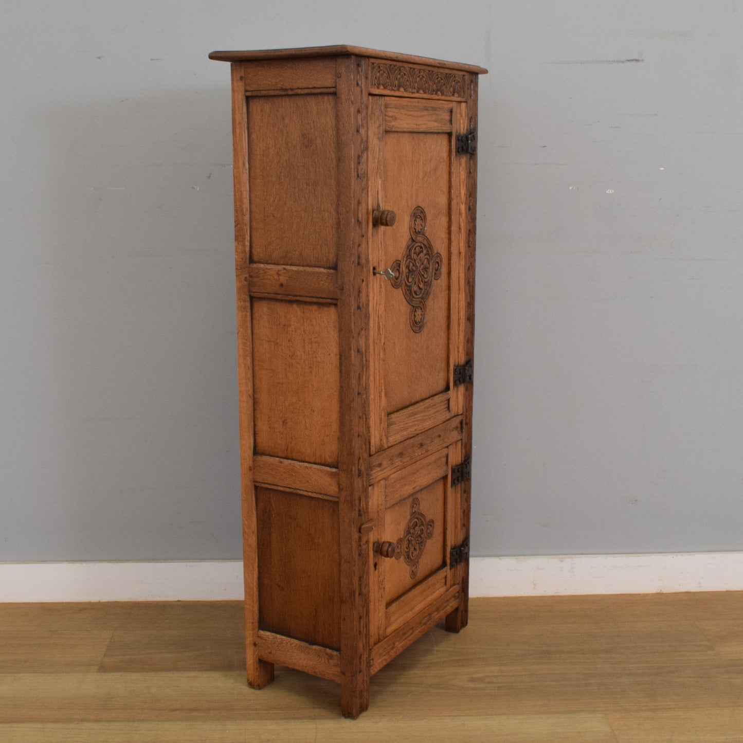 Carved Oak Cabinet