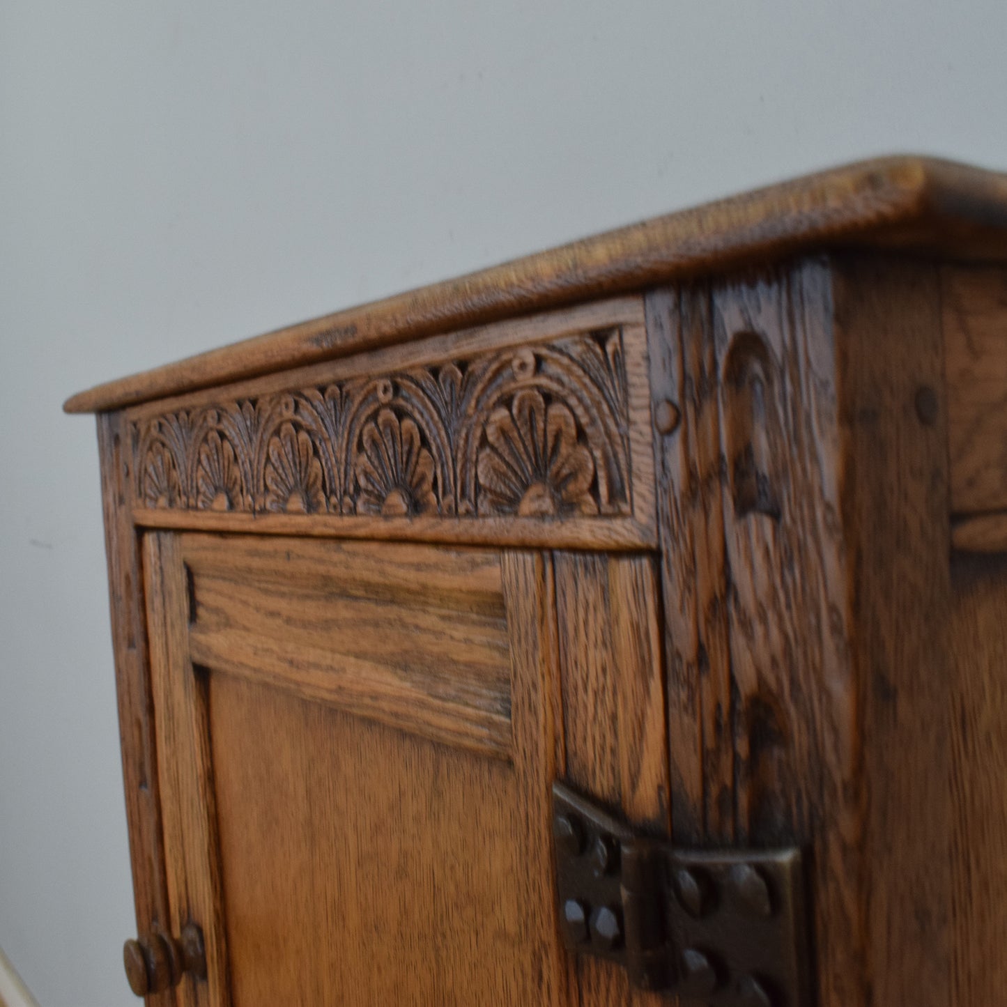 Carved Oak Cabinet