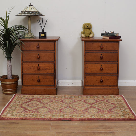 Pair of Restored Victorian Bedsides