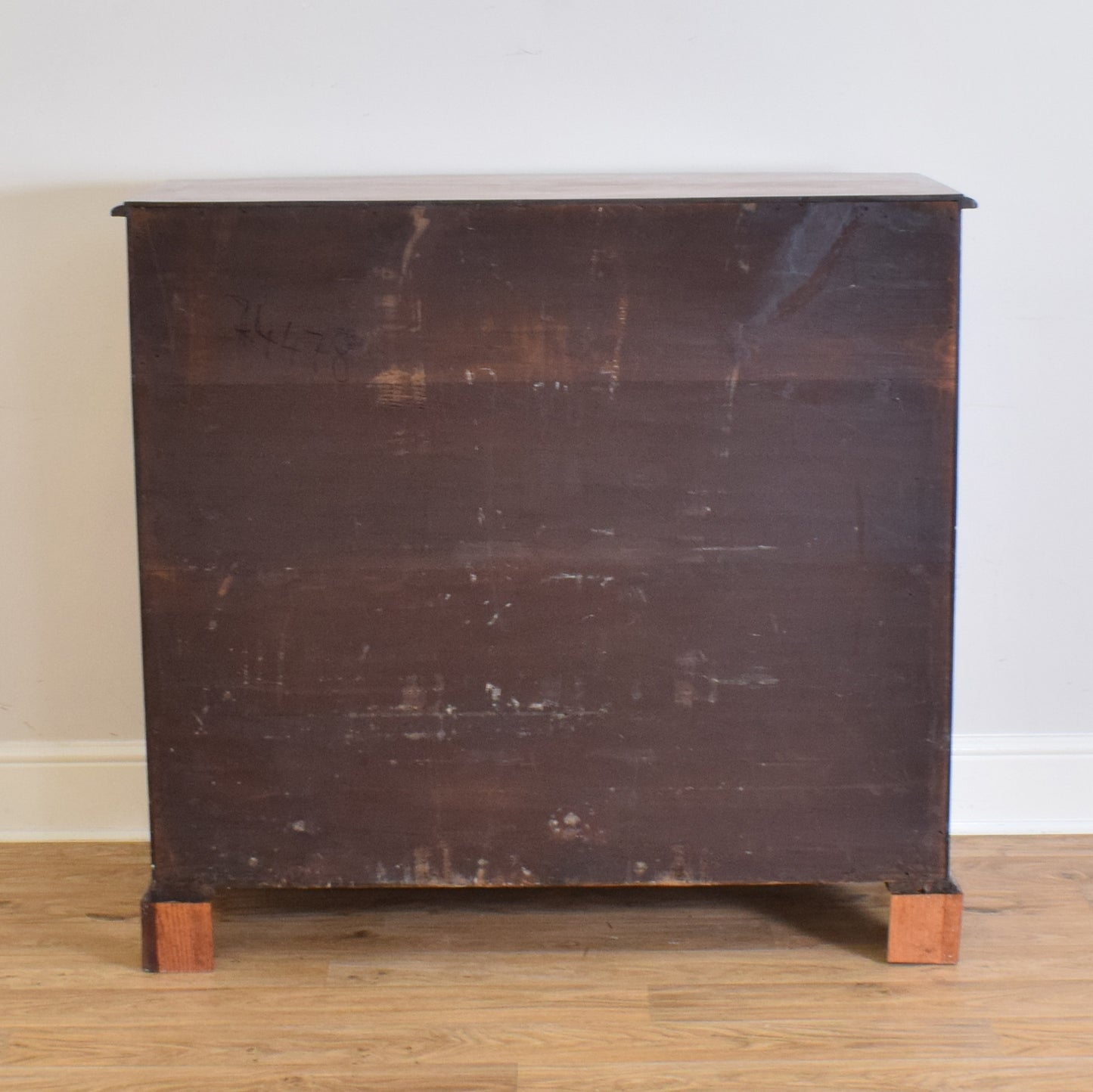 Mahogany Bow Fronted Chest Of Drawers