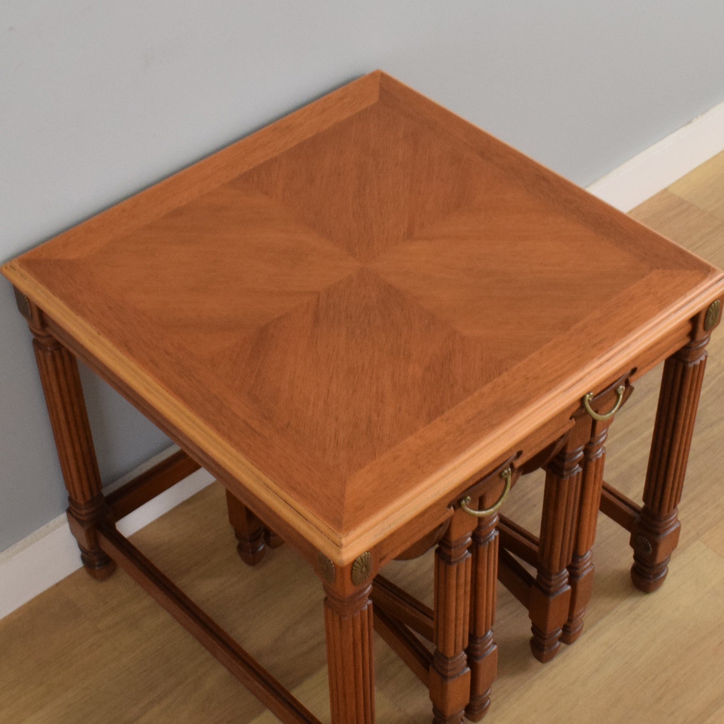 Restored Folding Nest of Tables