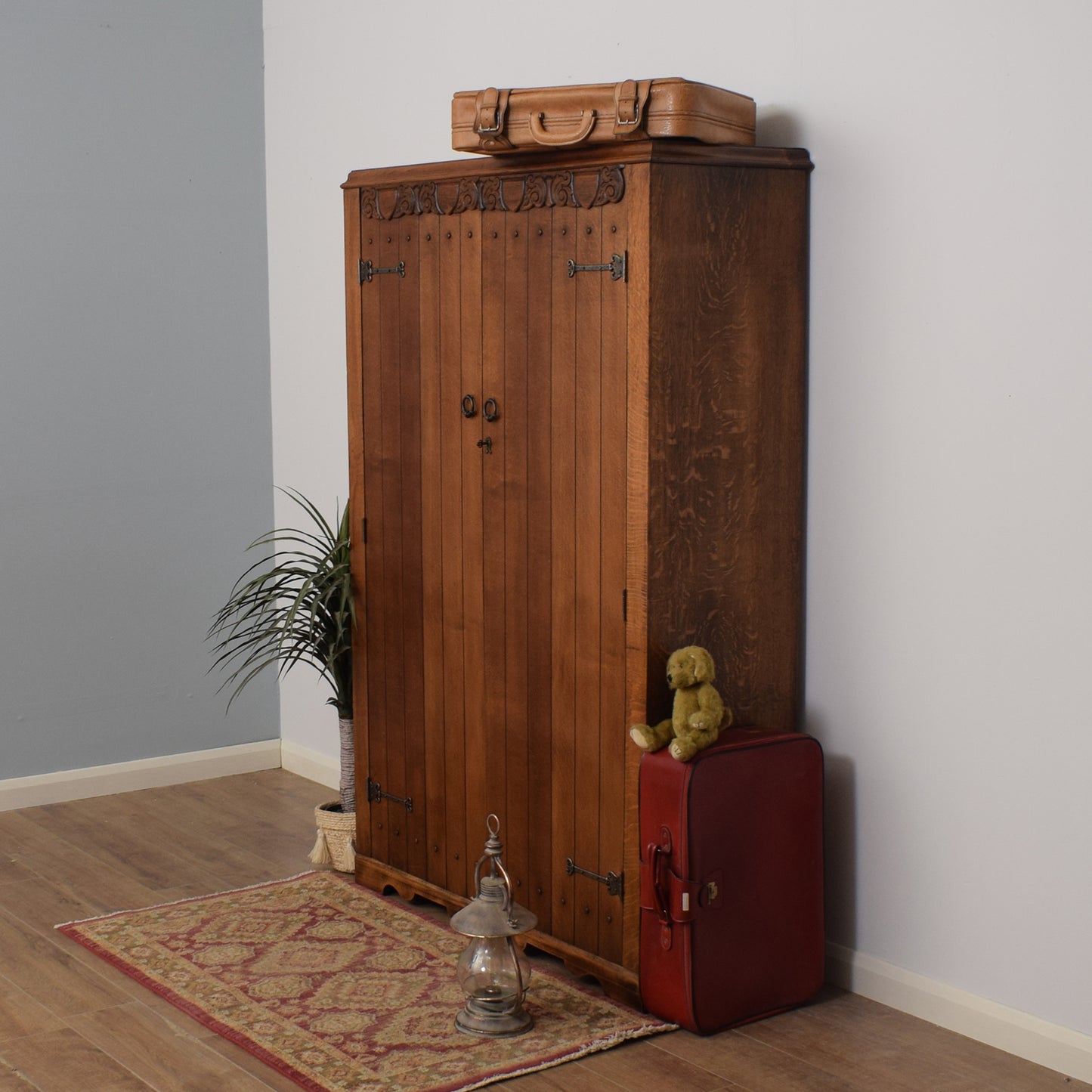 Restored Oak Wardrobe