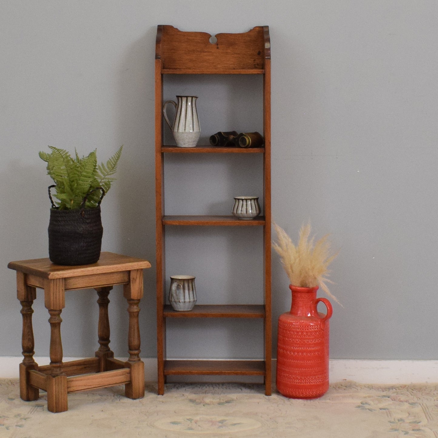 Small Oak Bookshelf