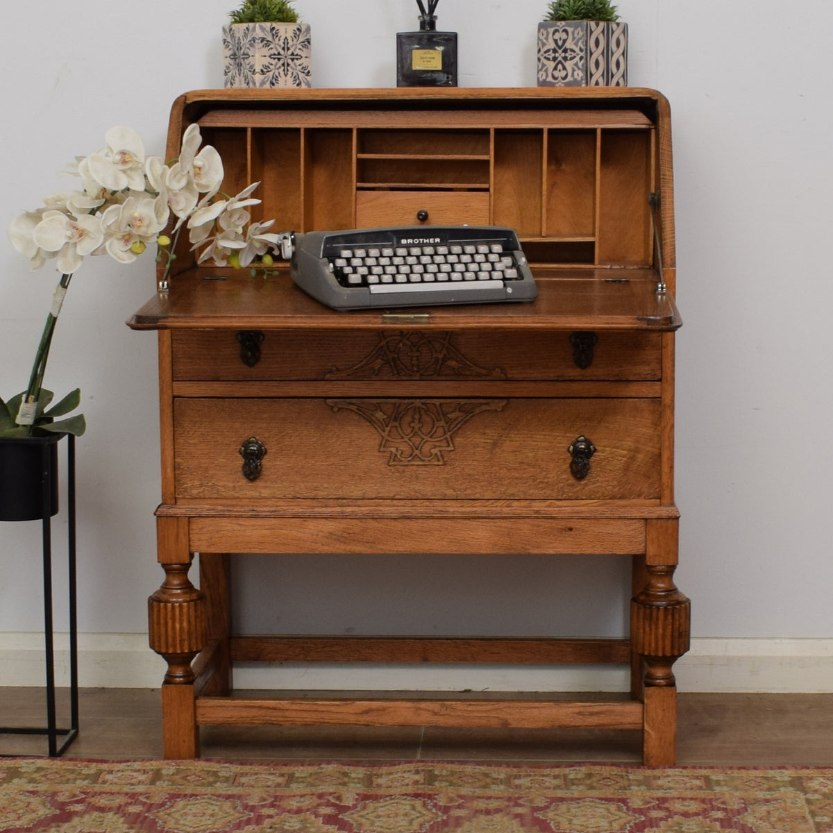 Restored Oak Bureau