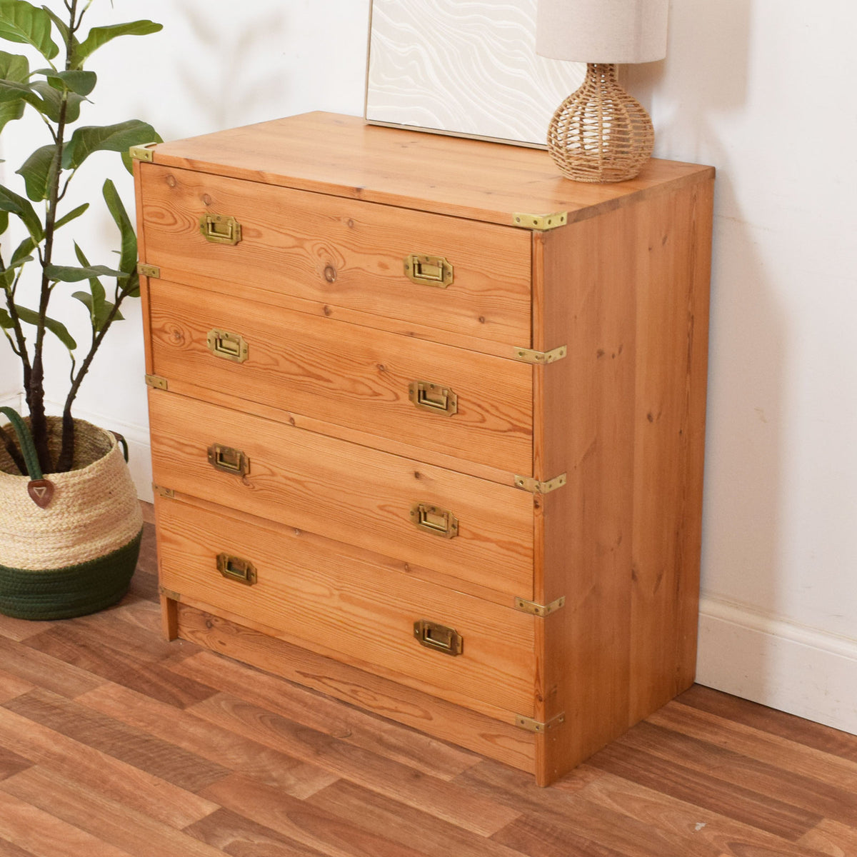 Restored Pine Chest of Drawers