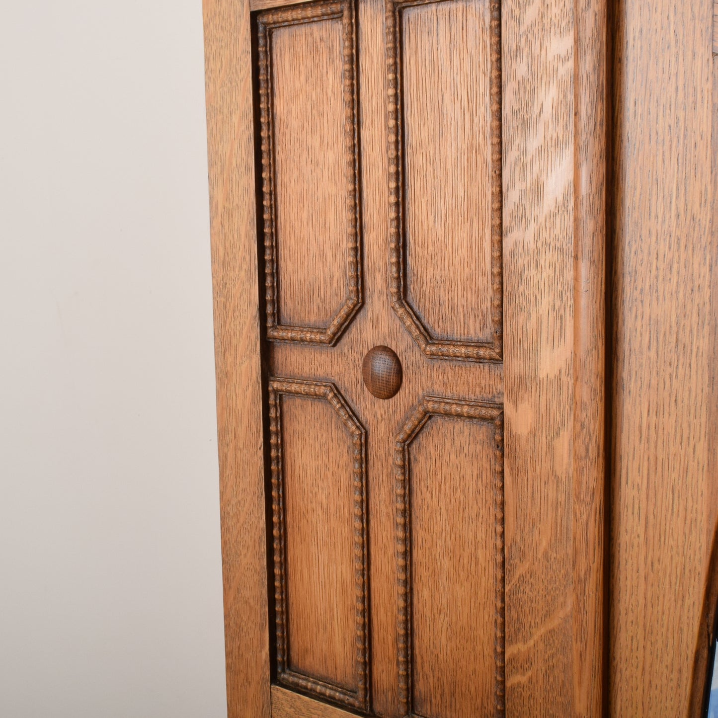 Oak Mirrored Hallrobe