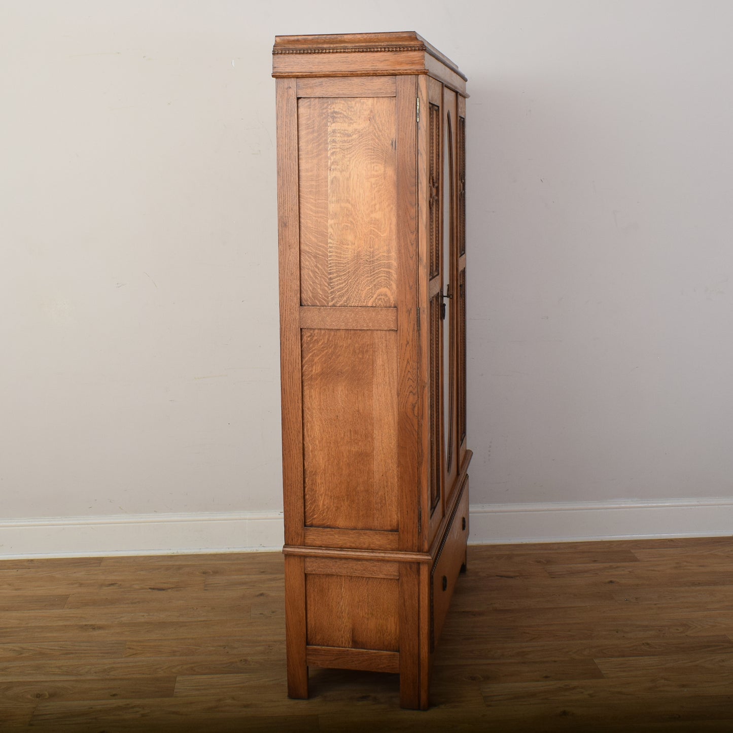 Oak Mirrored Hallrobe