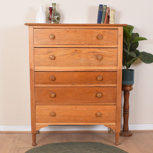Oak Chest of Drawers