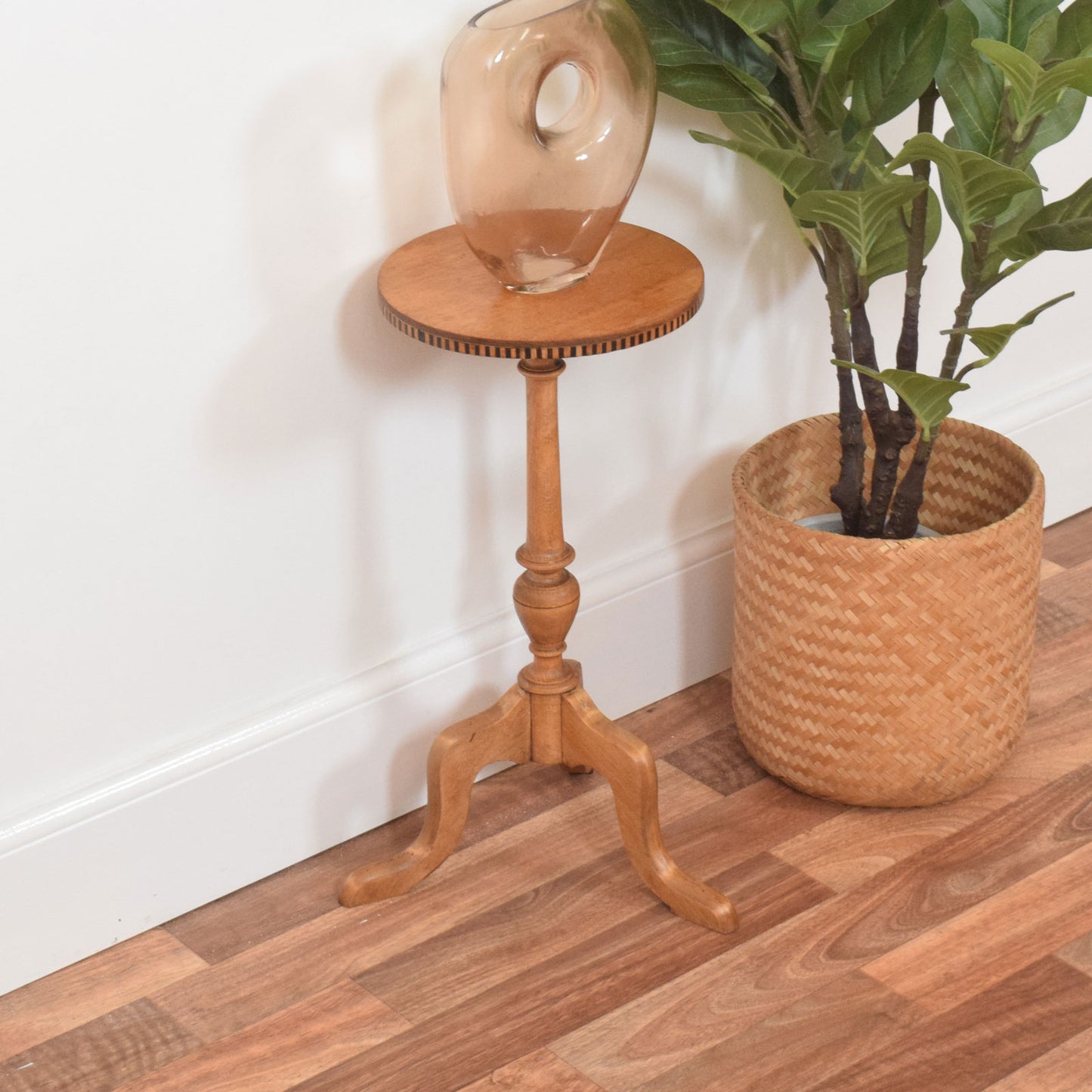 Restored Mahogany Plant Stand