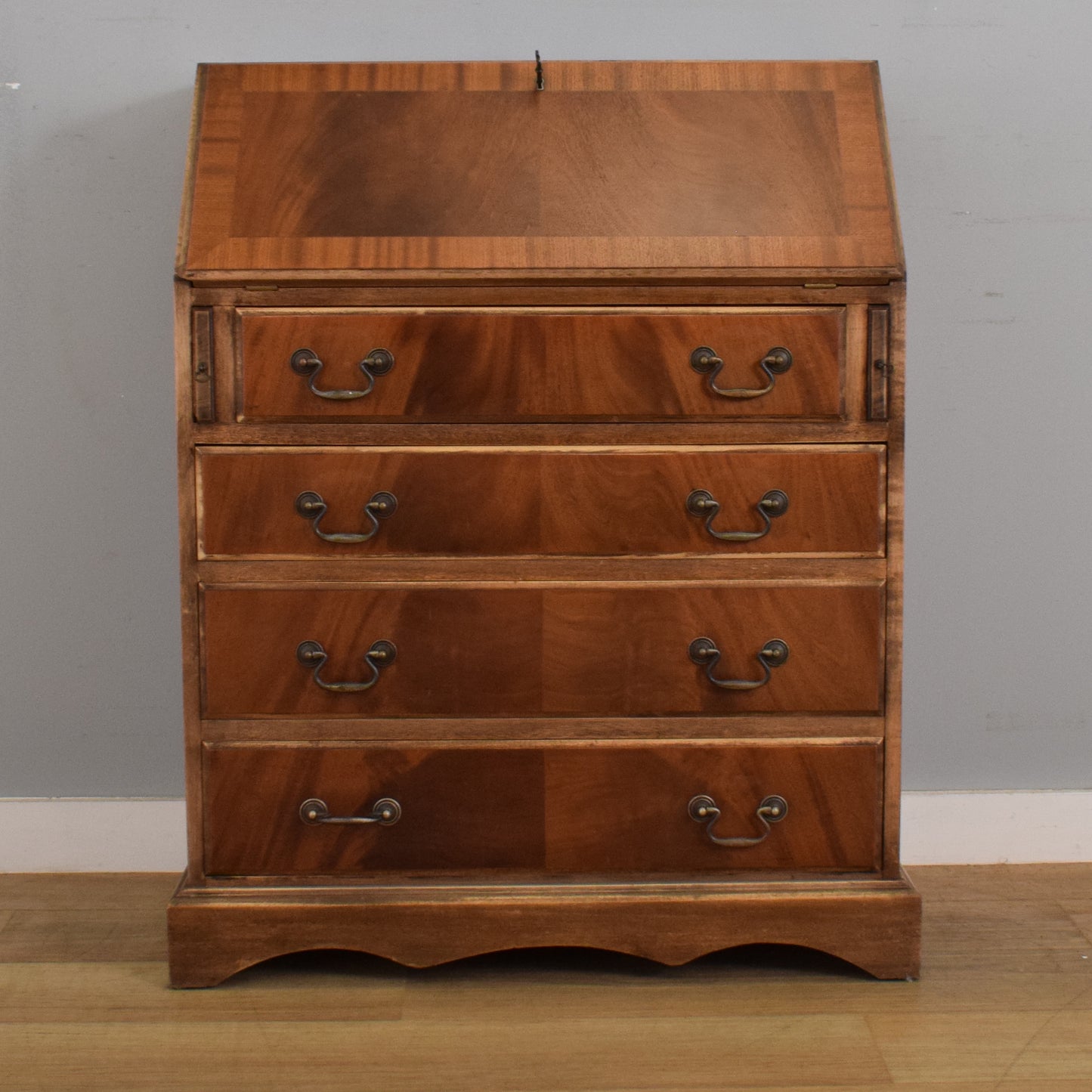 Mahogany Veneered Bureau