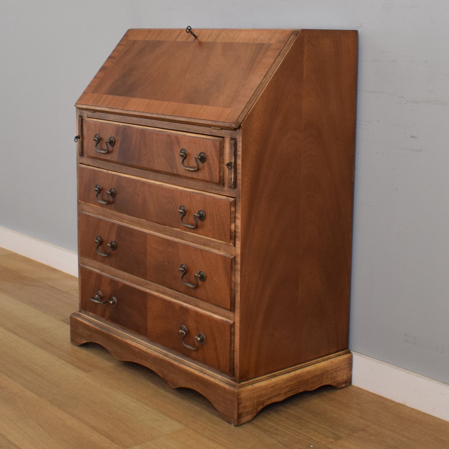 Mahogany Veneered Bureau