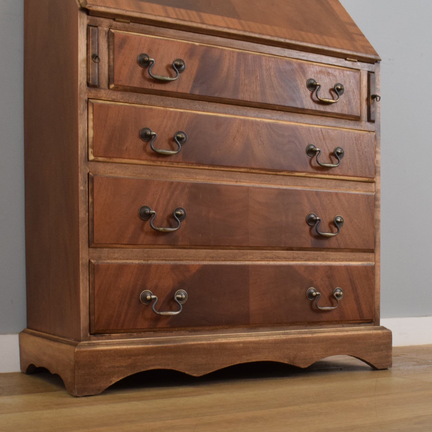 Mahogany Veneered Bureau