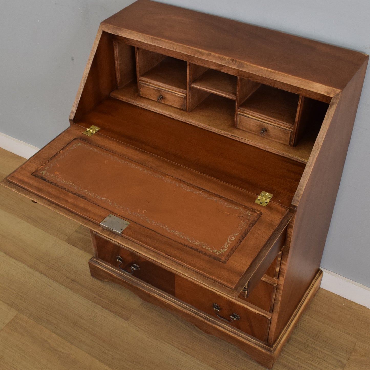 Mahogany Veneered Bureau