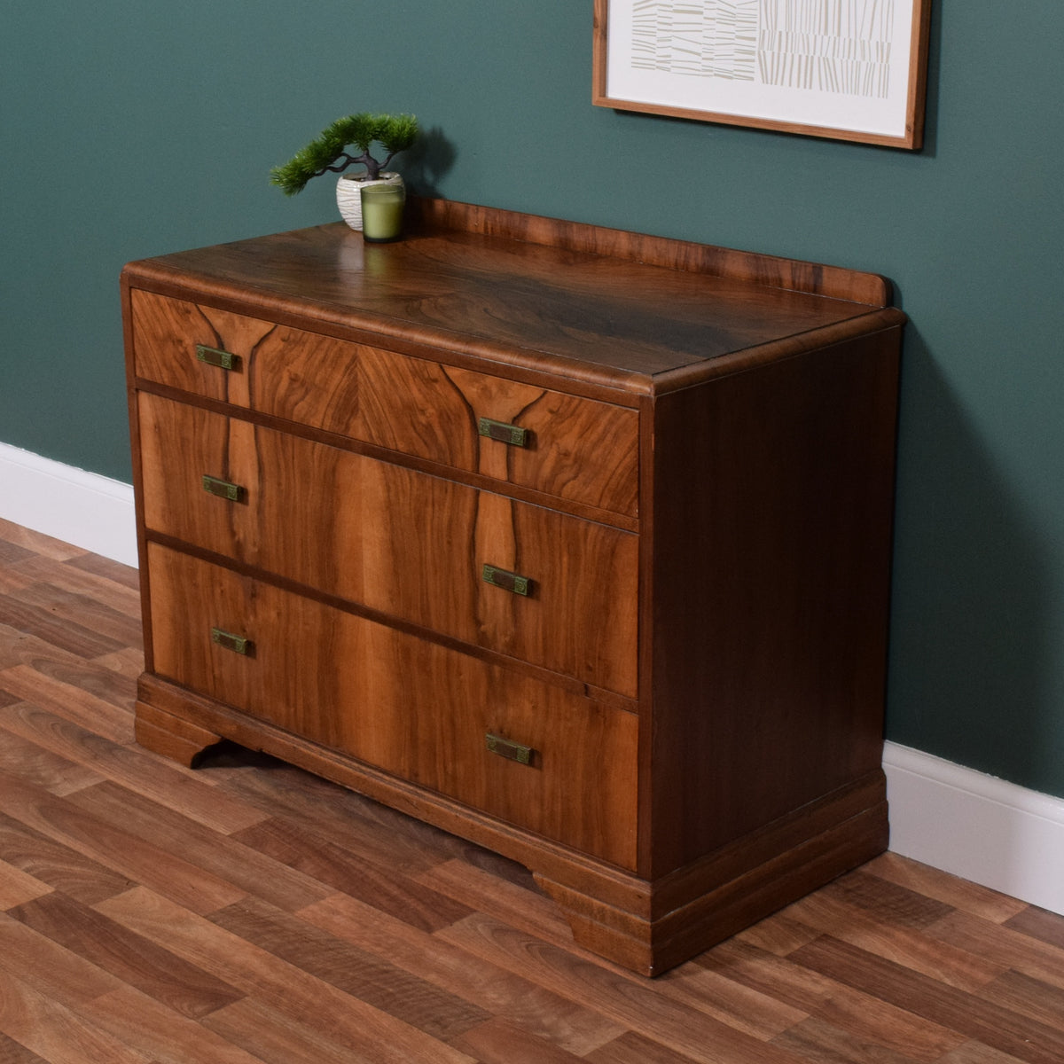Restored Walnut Chest of Drawers