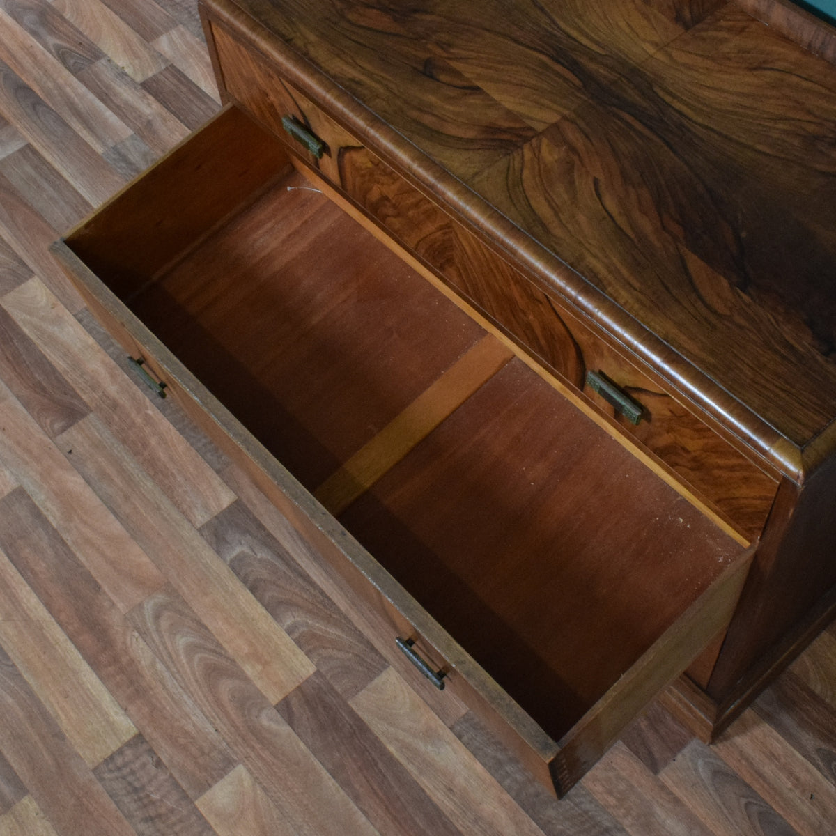 Restored Walnut Chest of Drawers