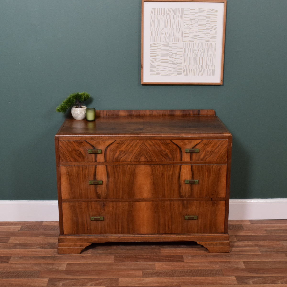 Restored Walnut Chest of Drawers