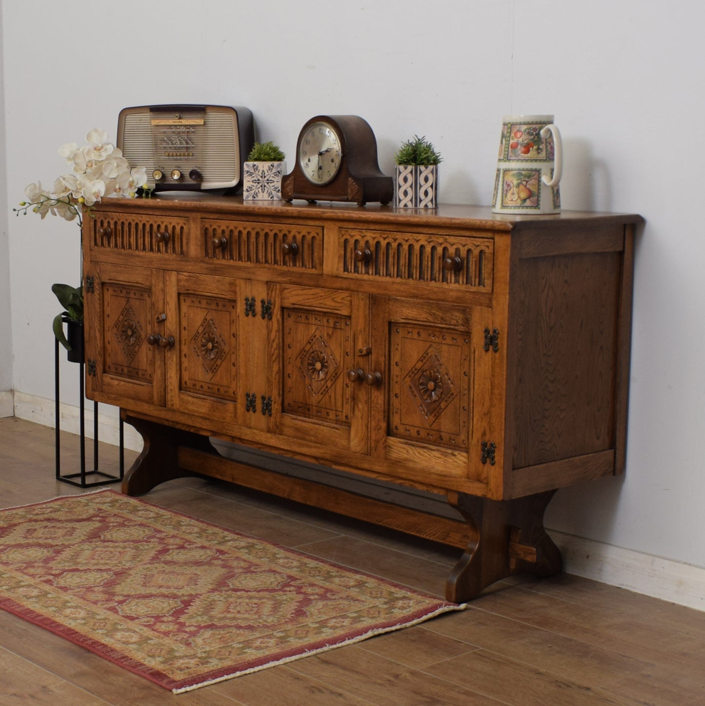Restored Oak Sideboard