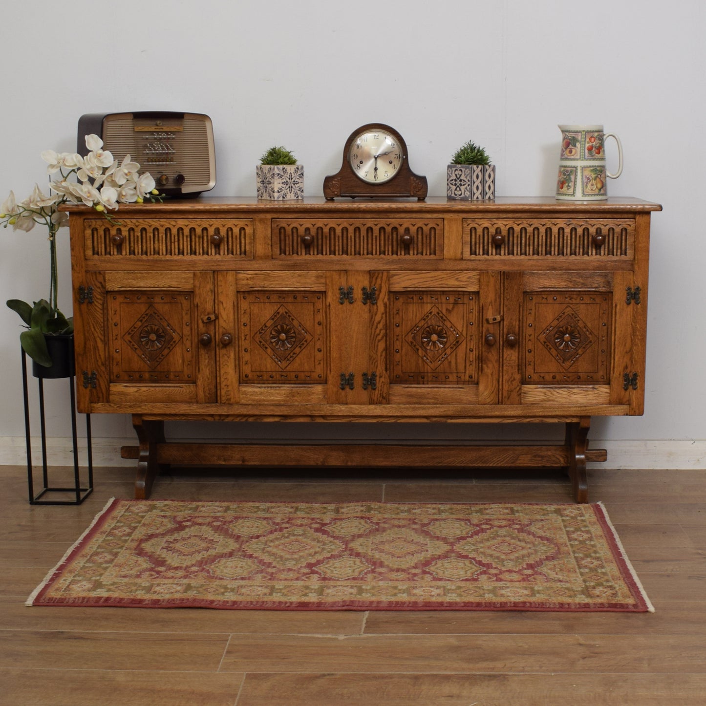 Restored Oak Sideboard