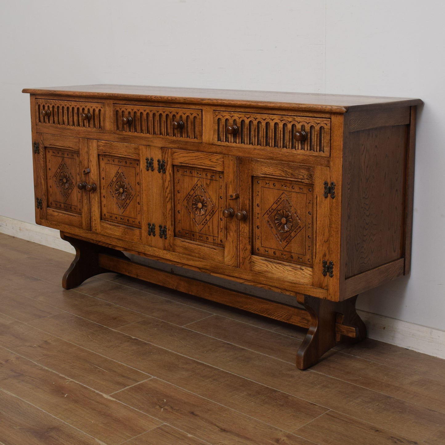 Restored Oak Sideboard