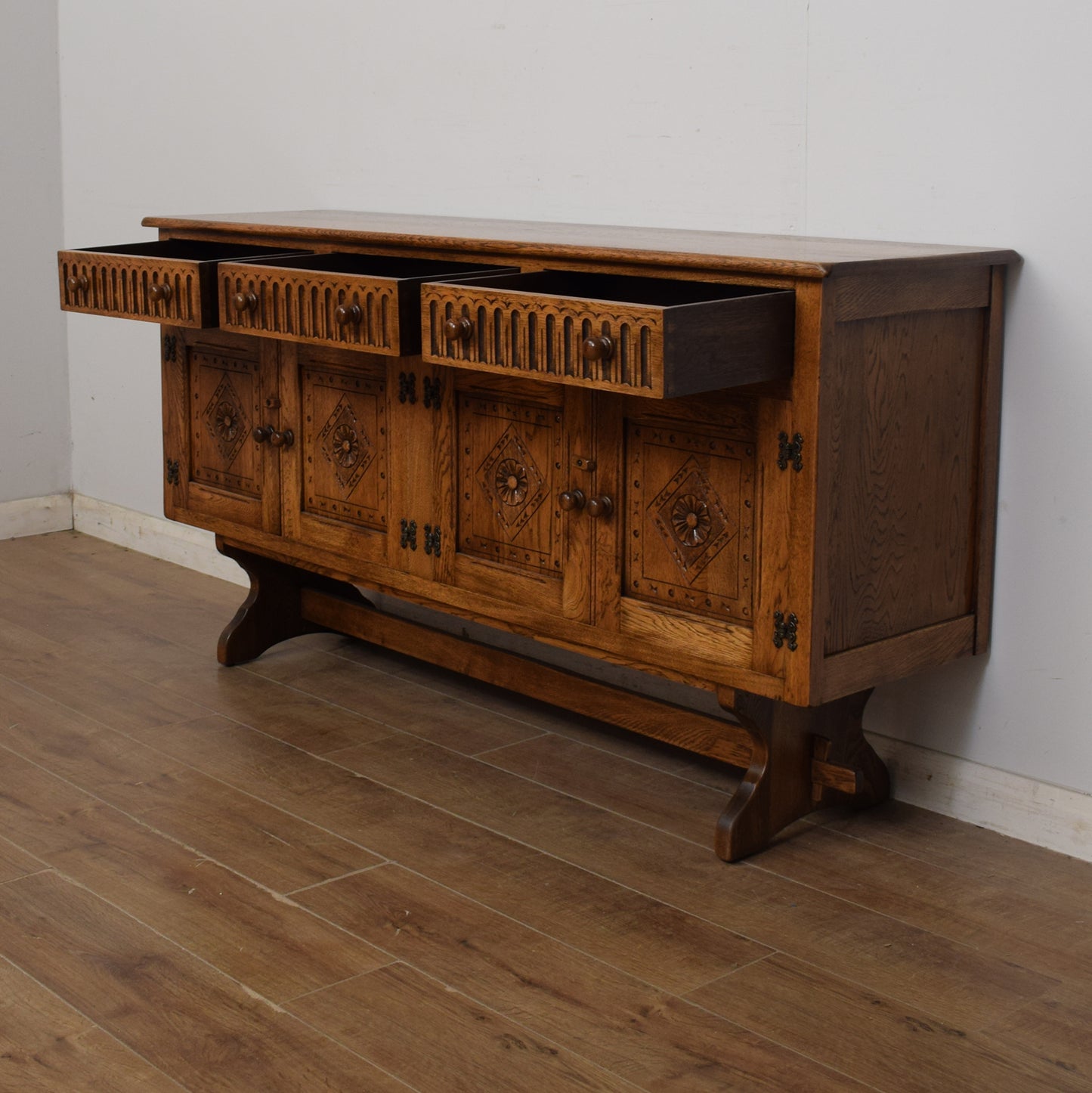 Restored Oak Sideboard