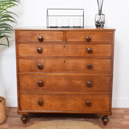 Restored Oak Secretaire