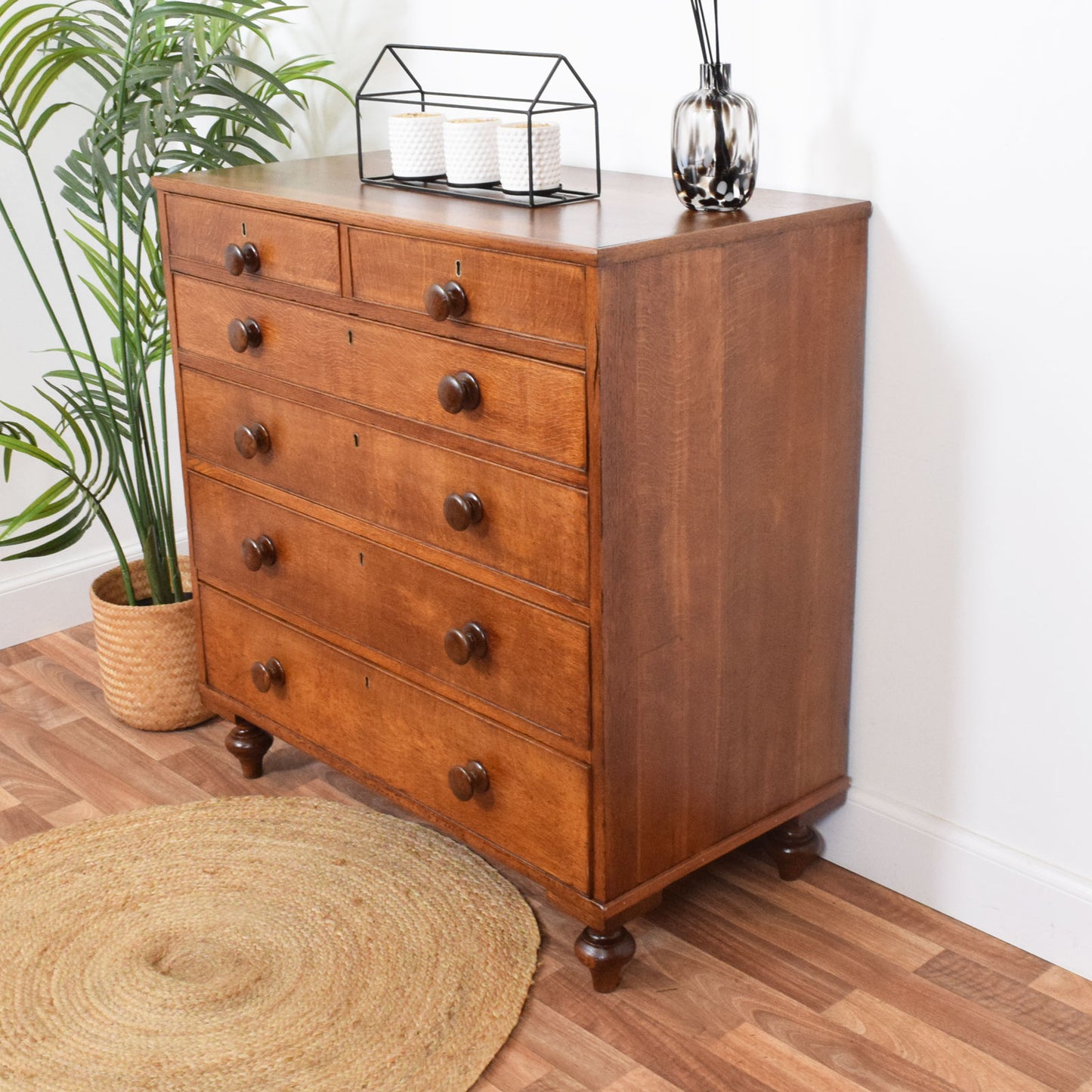 Restored Oak Secretaire