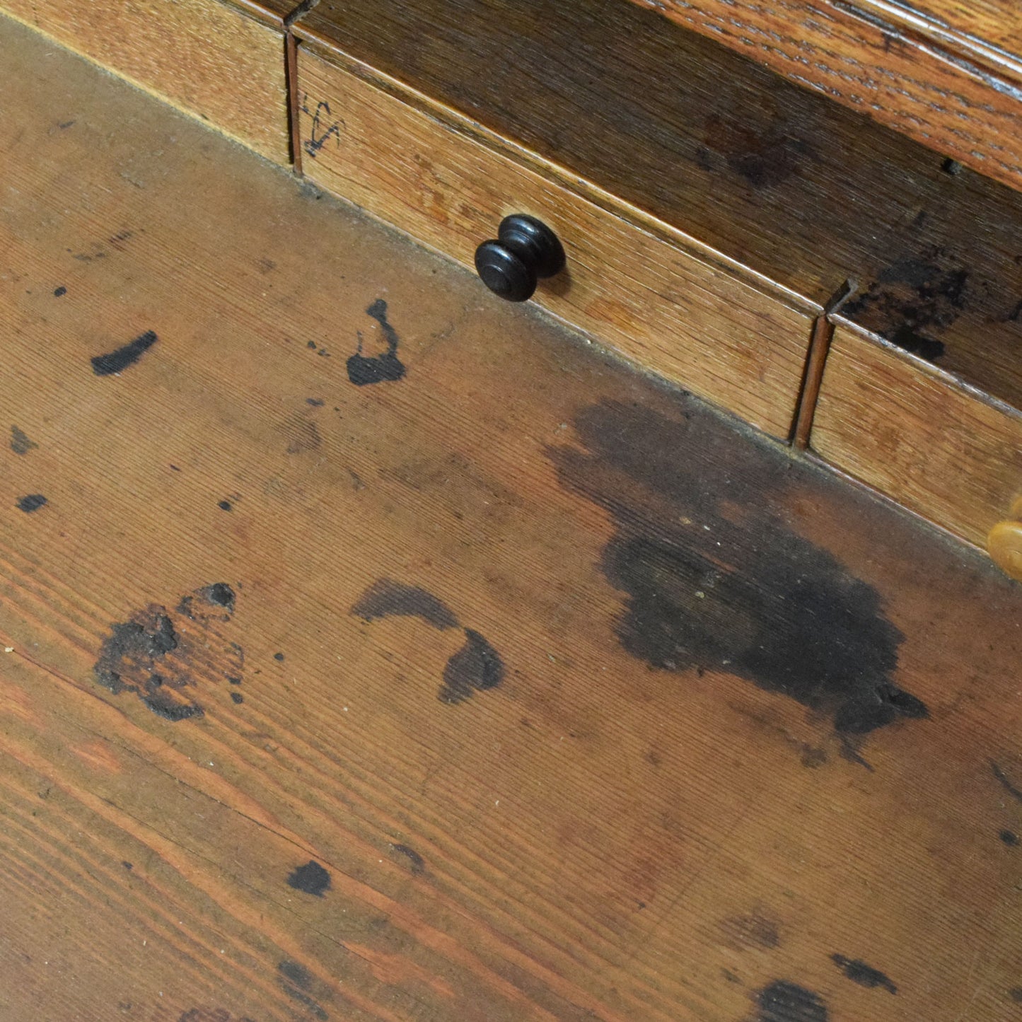Restored Oak Secretaire