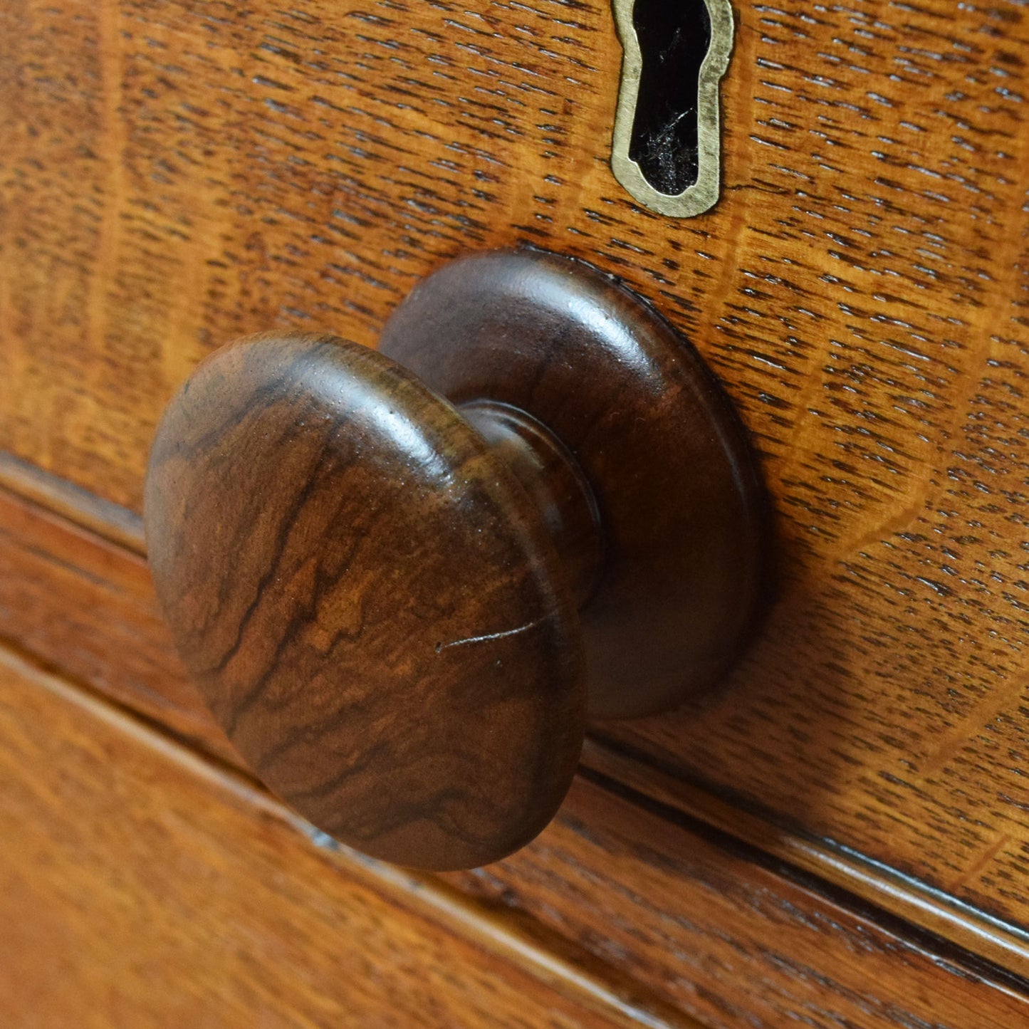 Restored Oak Secretaire