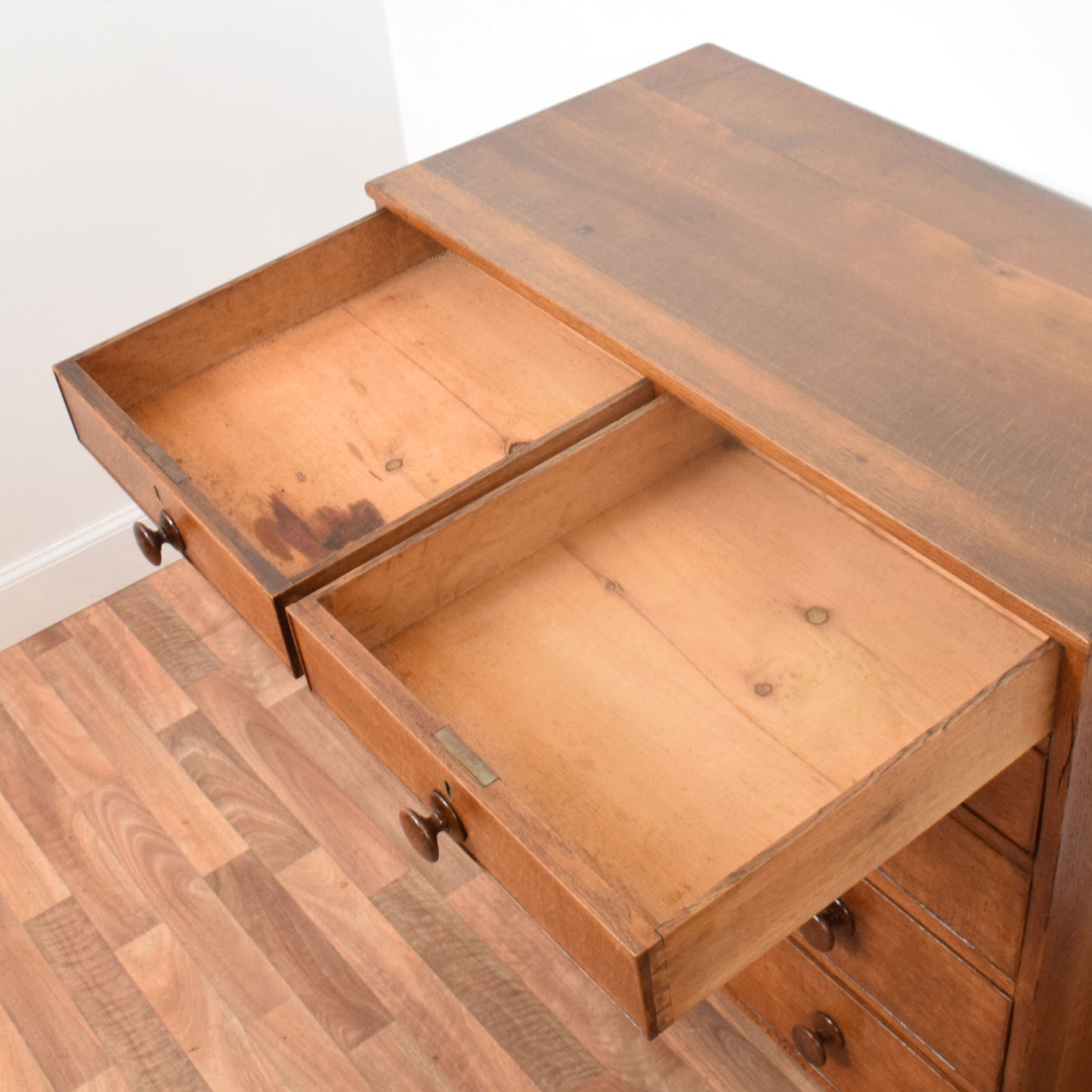 Restored Oak Secretaire