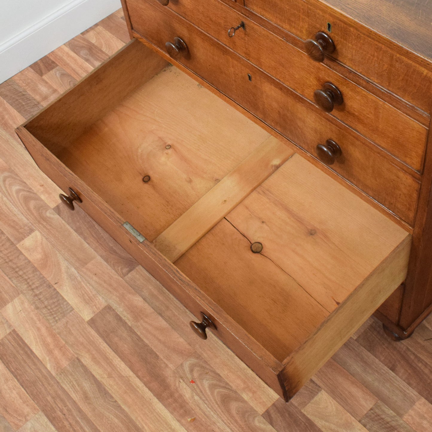 Restored Oak Secretaire