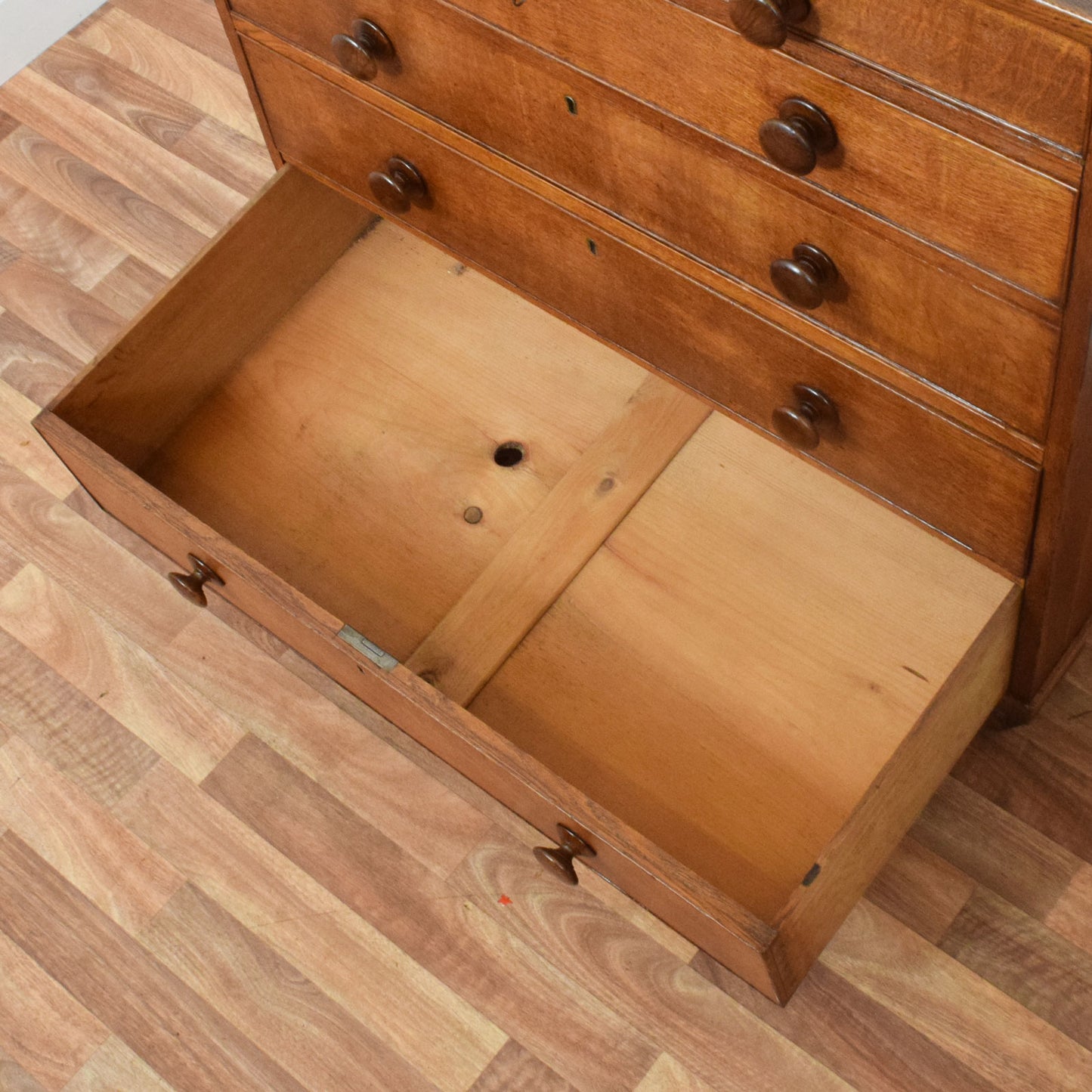 Restored Oak Secretaire