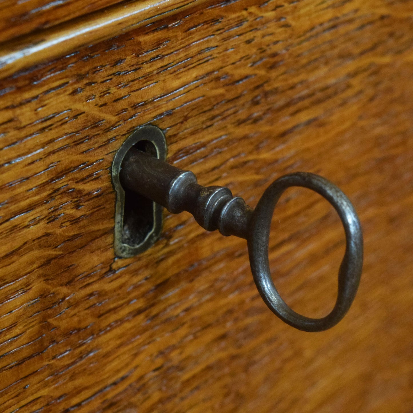 Restored Oak Secretaire
