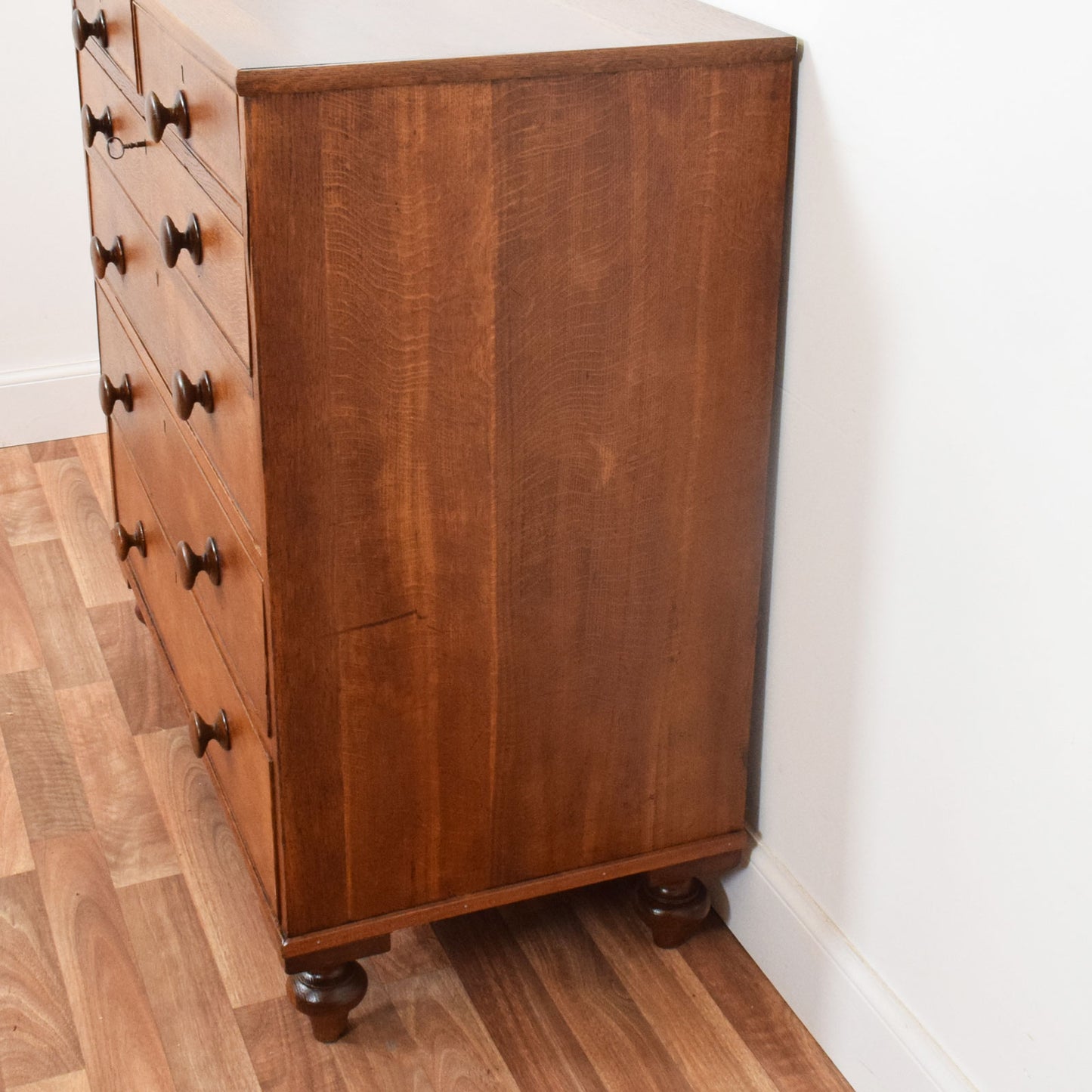 Restored Oak Secretaire
