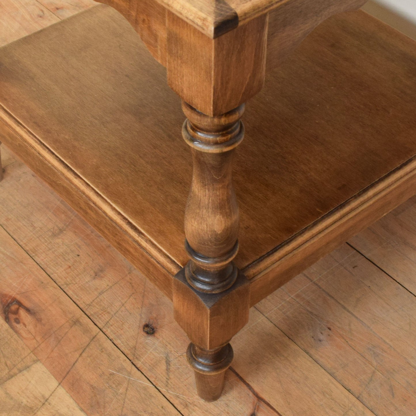 Rustic Pine Side Table