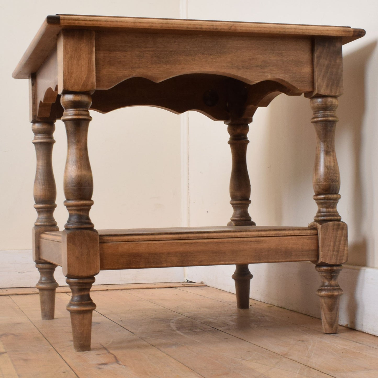 Rustic Pine Side Table