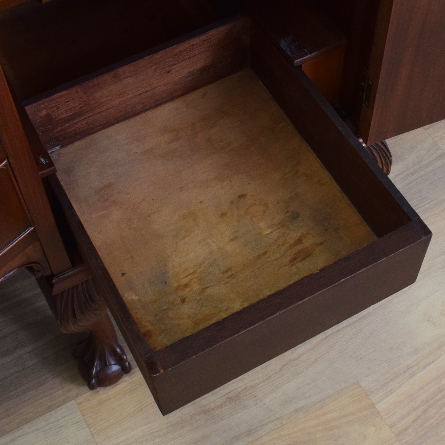 Carved Mahogany Sideboard