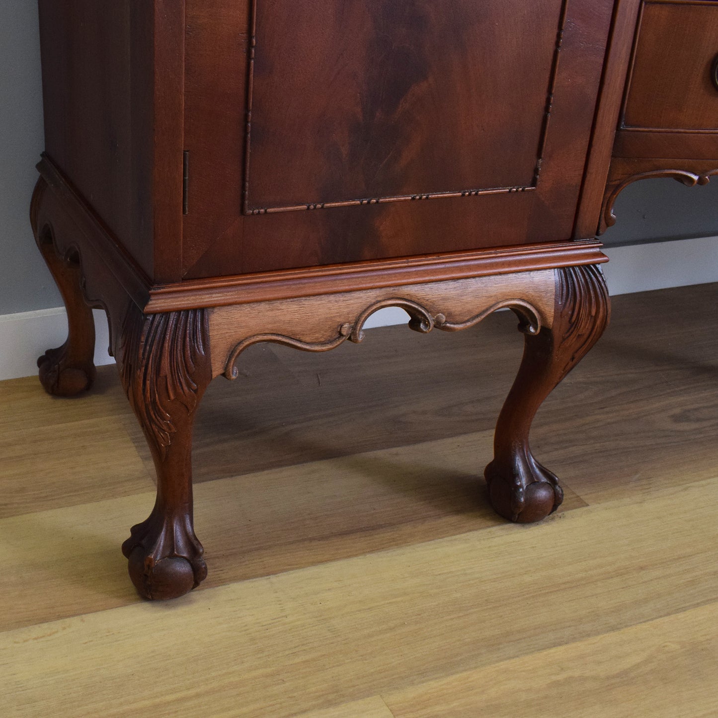 Carved Mahogany Sideboard