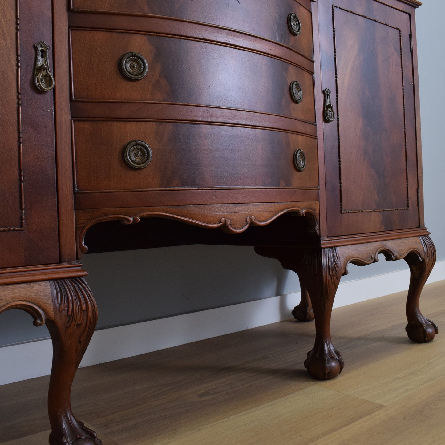 Carved Mahogany Sideboard