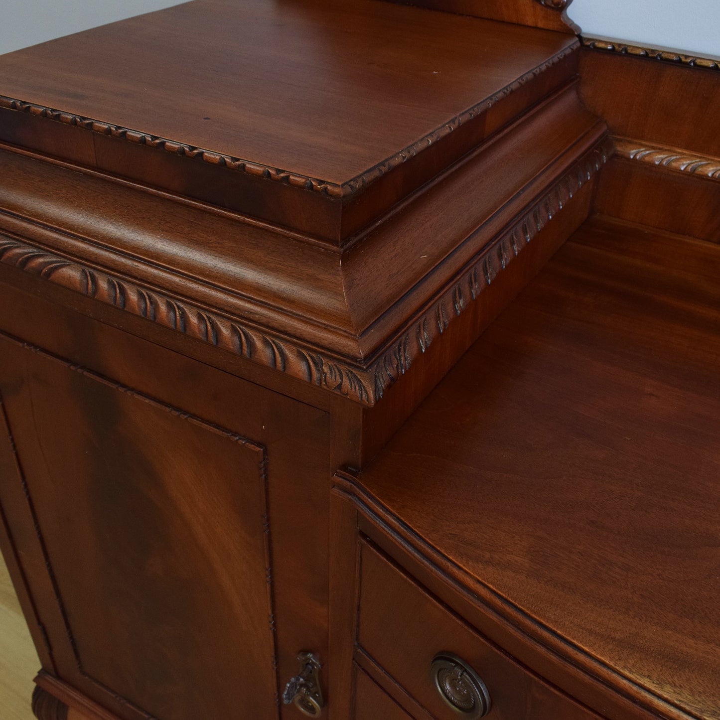 Carved Mahogany Sideboard