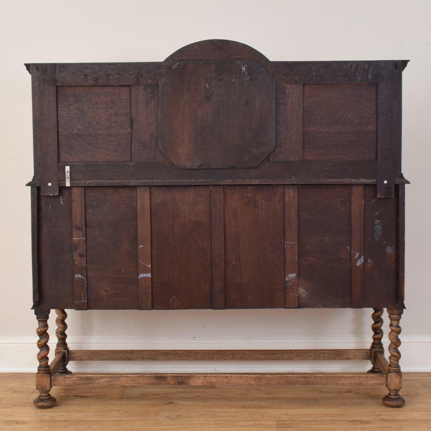Antique Oak Mirrored Sideboard