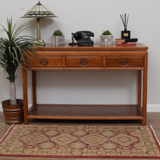 Hardwood Console Table