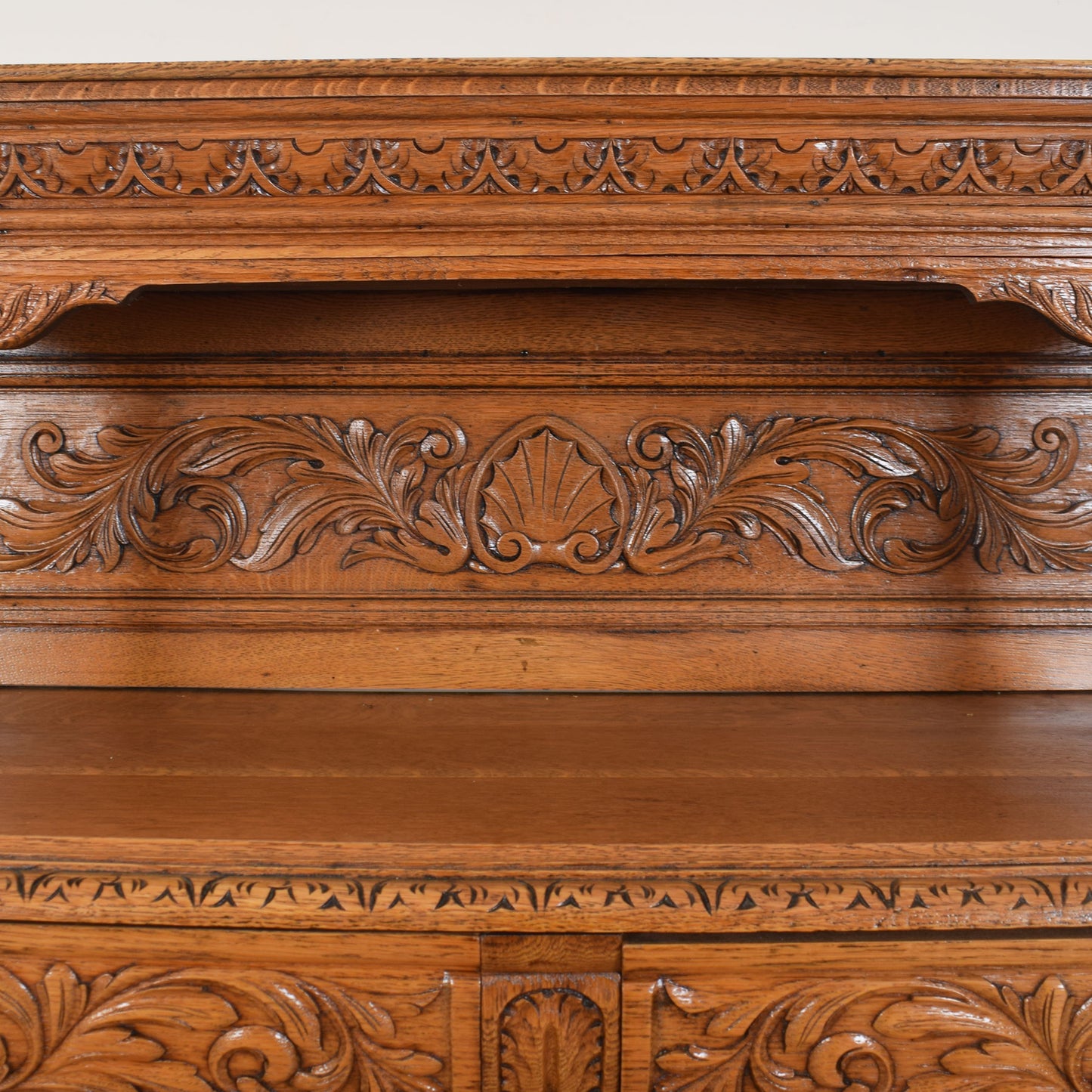 Solid Oak Large Greenman Sideboard