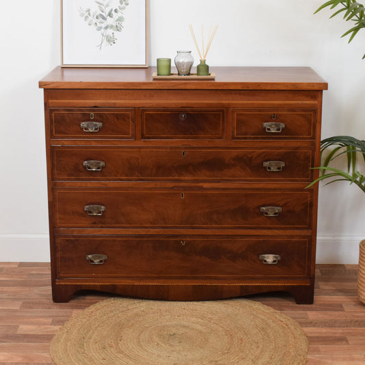 Rustic Mahogany Chest of Drawers