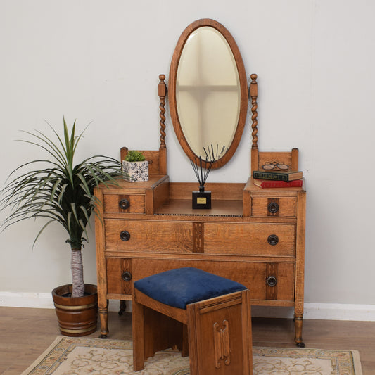 Oak Dressing Table