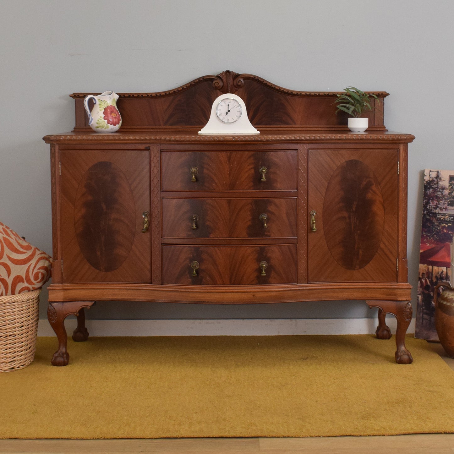 Large Mahogany Sideboard