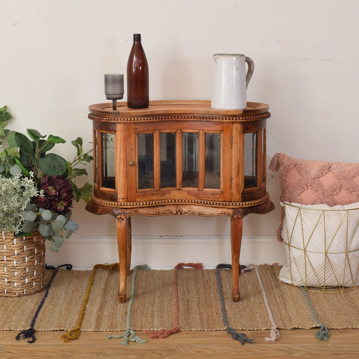 Mahogany Tea Cabinet