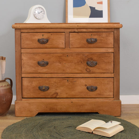 Rustic Pine Chest of Drawers