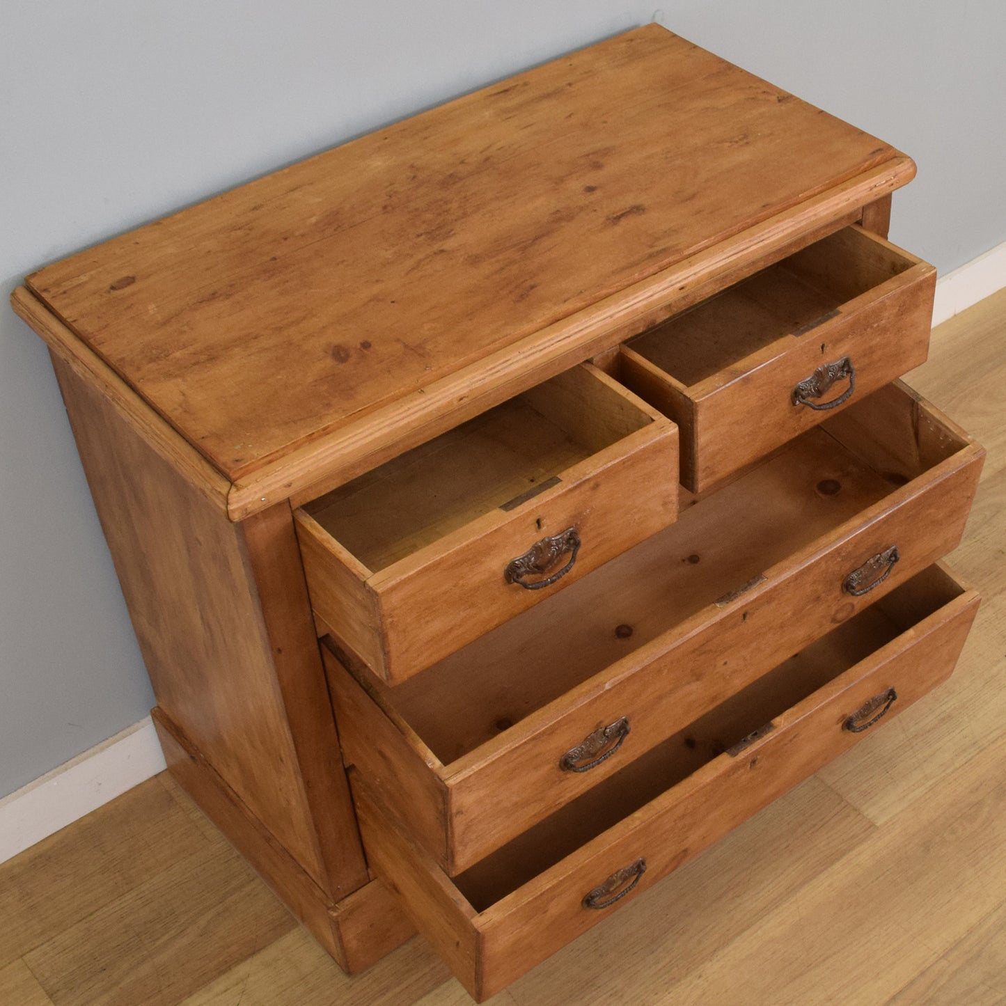 Rustic Pine Chest of Drawers